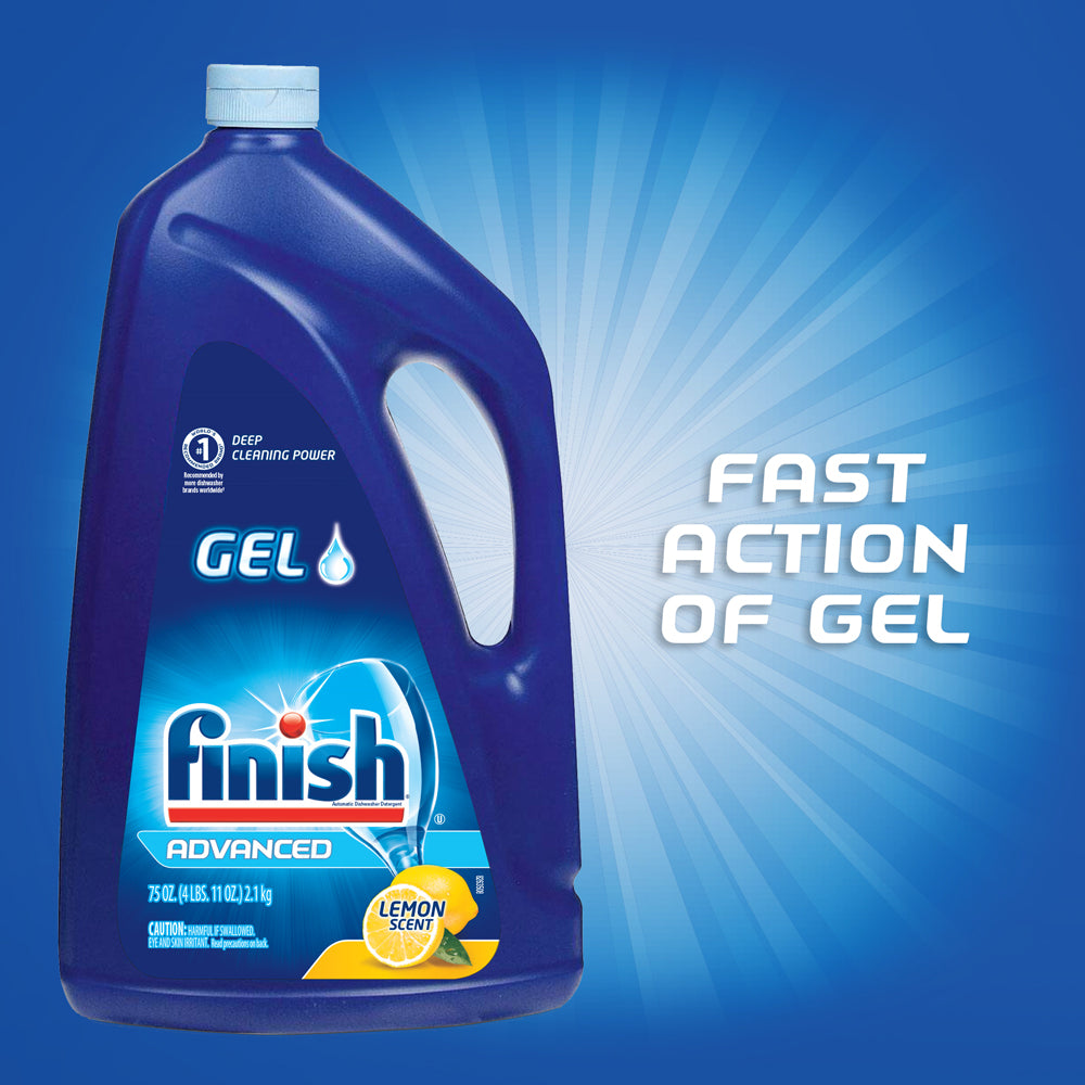 Dishwasher Detergent Gel Liquid, Orange Scent, 75oz