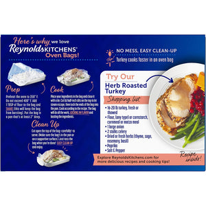 Kitchens Turkey Size Oven Bags, 19 x 23.5 inch, 2 Count