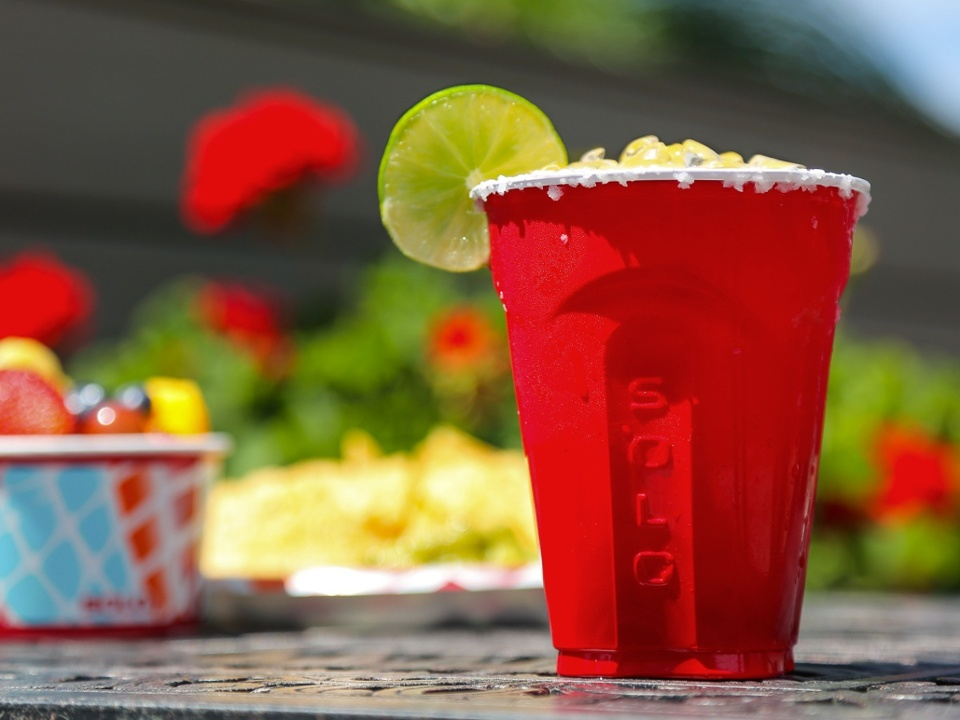 Red Party Plastic Cups, 18 oz, 50 Count