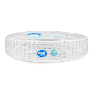 (2 pack) Paper Lunch Plates, 9", 80 Count